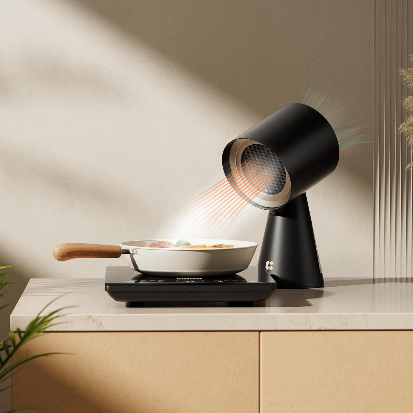 Campana mini de cocina extractora portátil.  2 vel. CIARRA