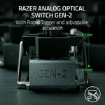 Teclado Razer Huntsman V3 Pro Mini, Gaming Óptico Analógico