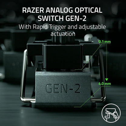 Teclado Razer Huntsman V3 Pro Mini, Gaming Óptico Analógico