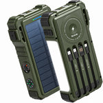 Cargador Solar Blavor PN-W39, con cables, para Samsung, Apple (USADO)