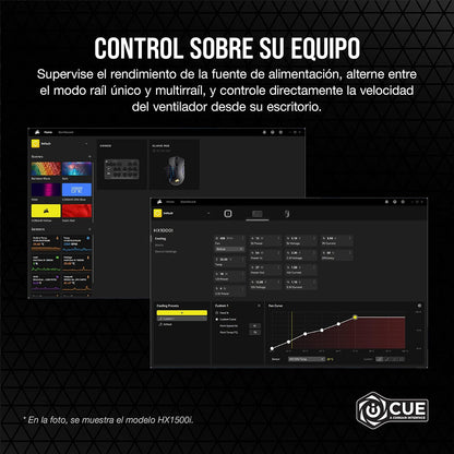 Fuente Poder Corsair HX1000i 1000W ATX 3.0 Modular 80+