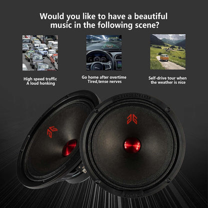 Altavoz de Rango Medio MX65P1, de 6.5"- 200 V, 4 Ohmios, de Puerta.