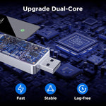 Adaptador inalámbrico CarPlay 2024,compatible con iPhone iOS 10+