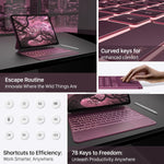 Funda con teclado Typecase Edge para iPad Pro de 12,9" (3,4,5 Y 6TA gen)