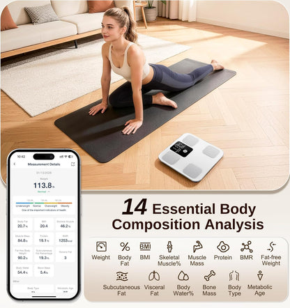 Báscula Inteligente GE Bluetooth IMC y Grasa Corporal