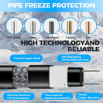 Cable calefactor para protección tuberías 100pies