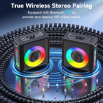 Karaoke PPMIC MS75-T Bluetooth 5.3 Con 3 Micrófonos RGB