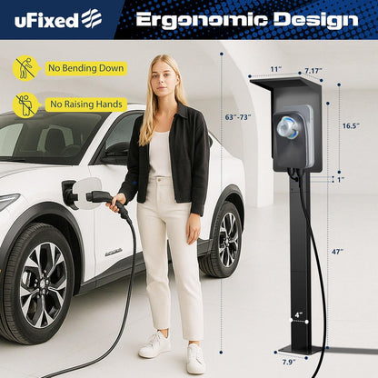 Pedestal para cargador EV de Tesla 60 amp/250V, (USADO).