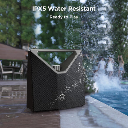 Altavoz Bluetooth portátil de 80 W, compatible con AUX/USB.