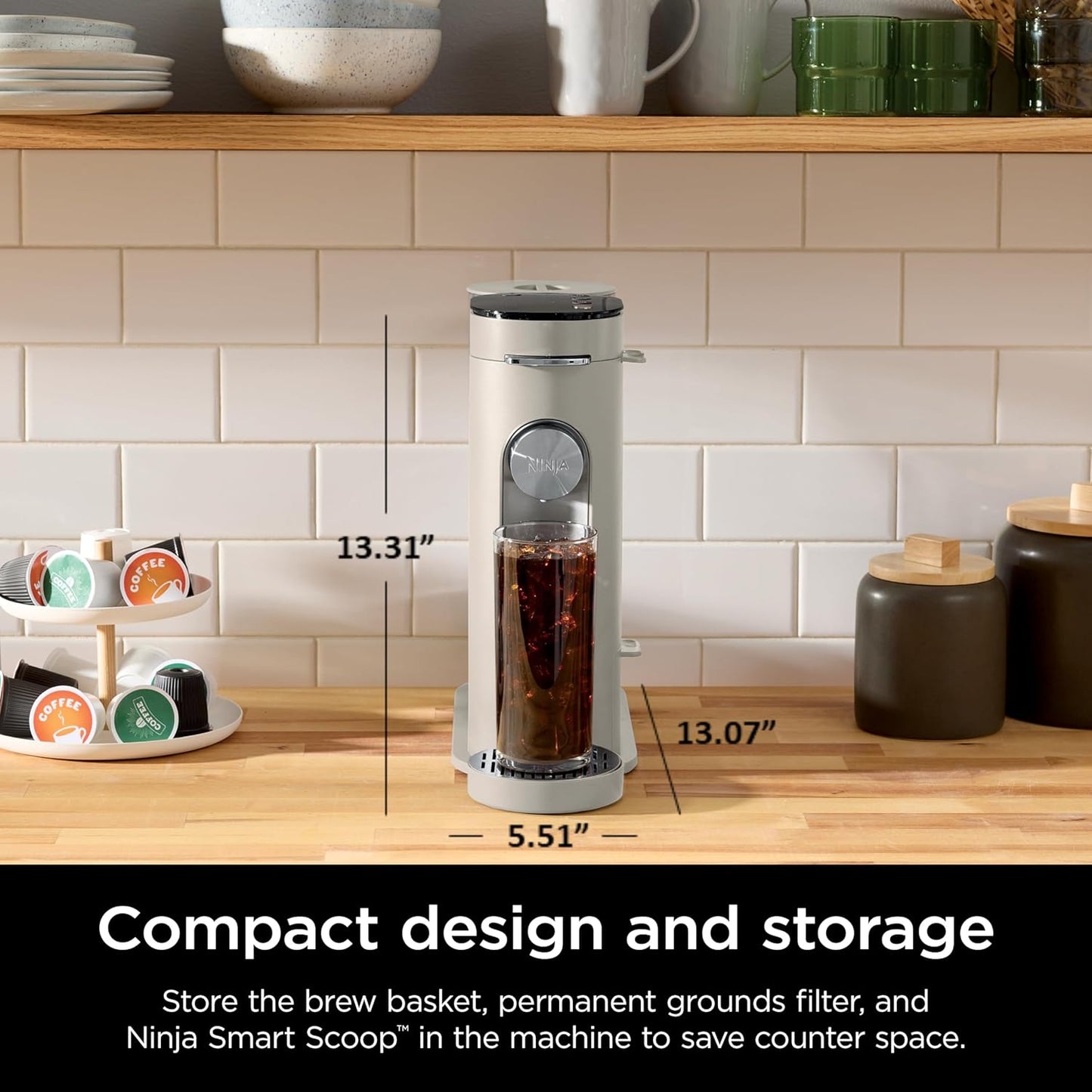 Ninja Pods & Grounds Single-Serve Coffee Maker.