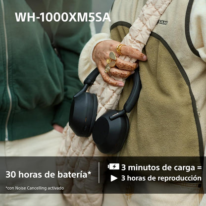 Auriculares Sony WH-1000XM5SA, Sensor táctil, Alexa (USADOS).