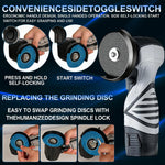 Kit de mini amoladora de 13000 RPM, con 2 baterías de 16.8V con discos