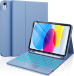 CHESONA Funda para iPad de 10ª Generación con Teclado