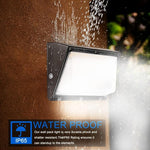 Lámpara LED Exterior 100 W Wall Pack 80W 5700K. BRONZE