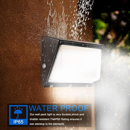 Lámpara LED Exterior 100 W Wall Pack 80W 5700K. BRONZE