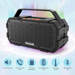 Altavoz Bugani M90, Bluetooth de 40W, Impermeable IPX6, Sonido stereo