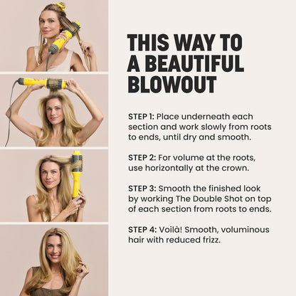 Cepillo ovalado doble para secador Drybar