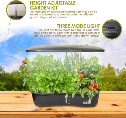 Huerto Hidropónico Inteligente 12 Cápsulas Con Luz LED