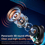 YLYHHFY - Auriculares con clip Bluetooth 5.3, auriculares inalámbricos.