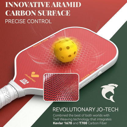 Paleta de Padel Jojolemon, Fibra de Carbono 16mm (USADA)
