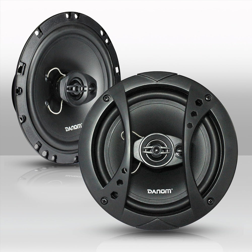 Altavoces coaxiales de 3 vías, 6.5" rango completo, 250W, para coche.