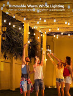 Guirnalda de luces inteligentes para exteriores Govee H7015, 48FT.