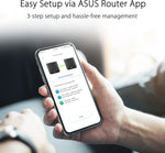 Sistema Mesh WiFi Tribanda, ASUS Router AX6600 ZenWiFi AX