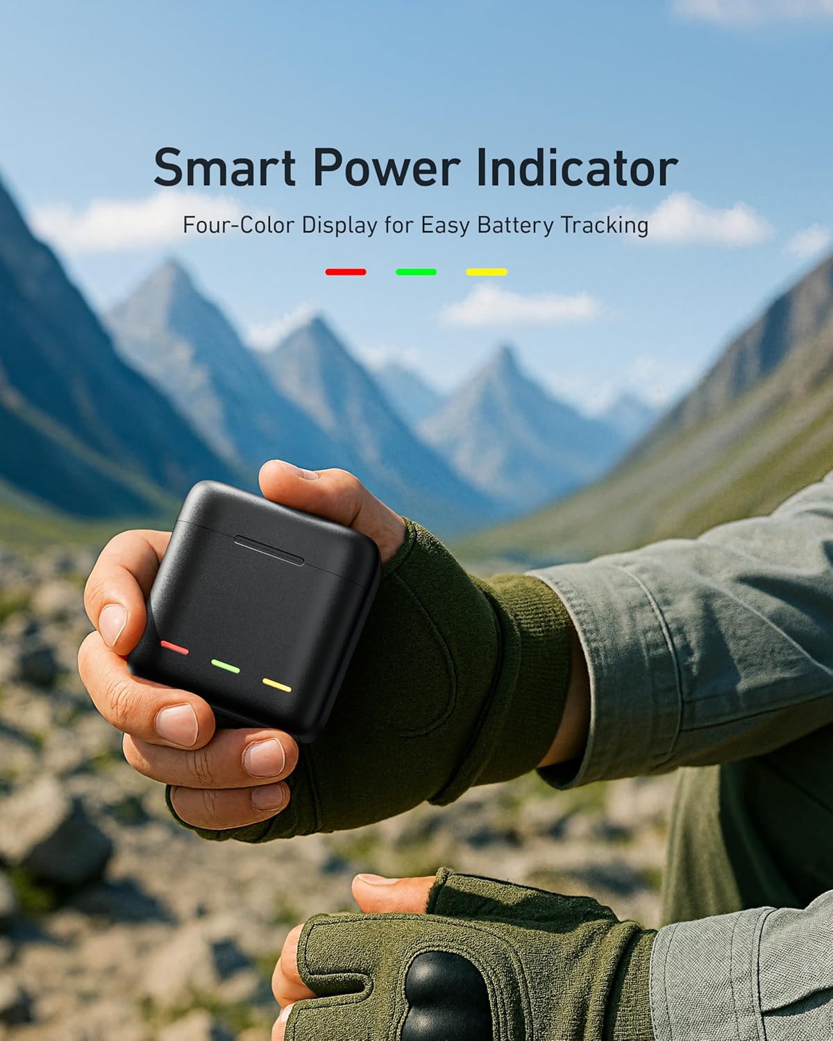 TELESIN Hero13 - Kit de cargador de batería – Paquete de 2 baterías.