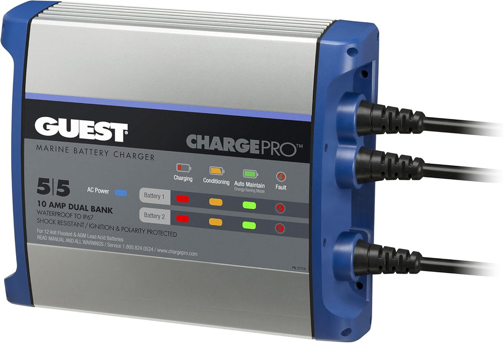 Guest 2711A - Cargador de baterías para navegacion.(usado)
