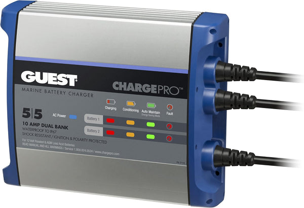 Guest 2711A - Cargador de baterías para navegacion.(usado)