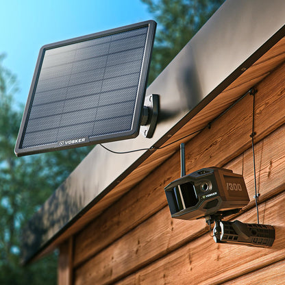 Cámara De Seguridad Autónoma Con Panel Solar Externo Vosker V300