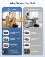 Masajeador de pies con calor, compresión y vibración, Comfier.