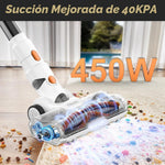 Aspiradora inalámbrica para el hogar, Tikom V500 con Base de Pared