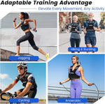 Chaleco Con Peso Ajustable KUKZO 6-12libras Para Entrenamiento Color Negro
