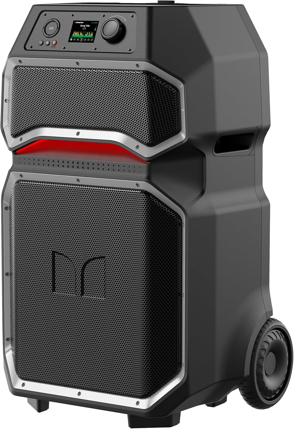 Altavoz Bluetooth portátil, Monster Rockin' Roller X, potente c/ruedas.