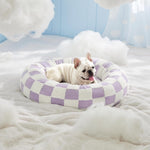 Cama Donut Para Perro Mediano 30 pulgadas Suave Antideslizante