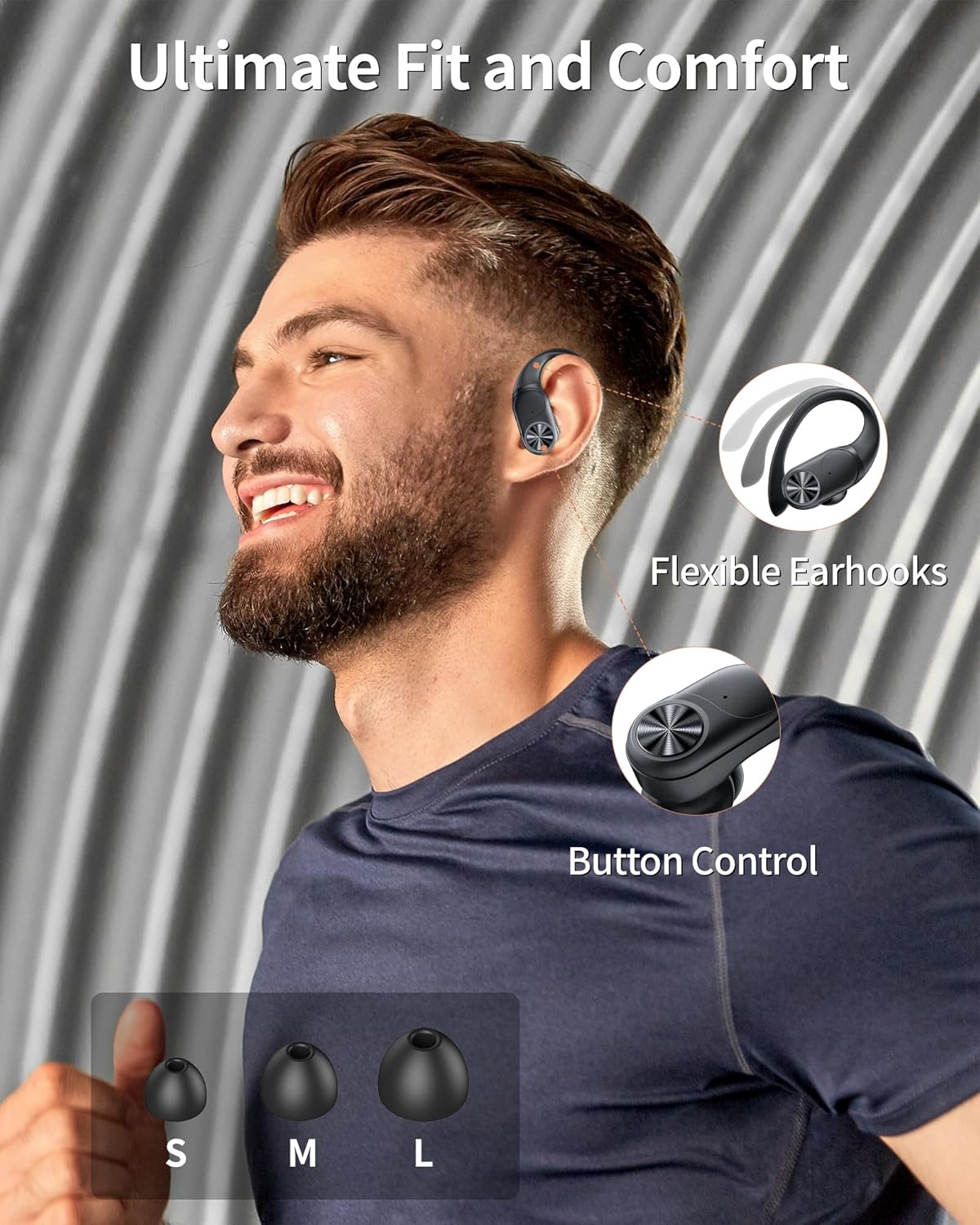 Auriculares Bluetooth inalámbricos POCBUDS t60
