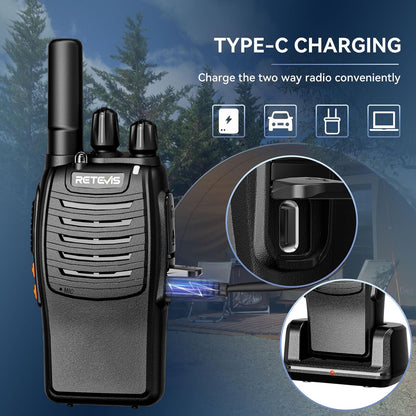 Walkie Talkie Retevis H777 Recargables Largo Alcance 2pz RETREVIS