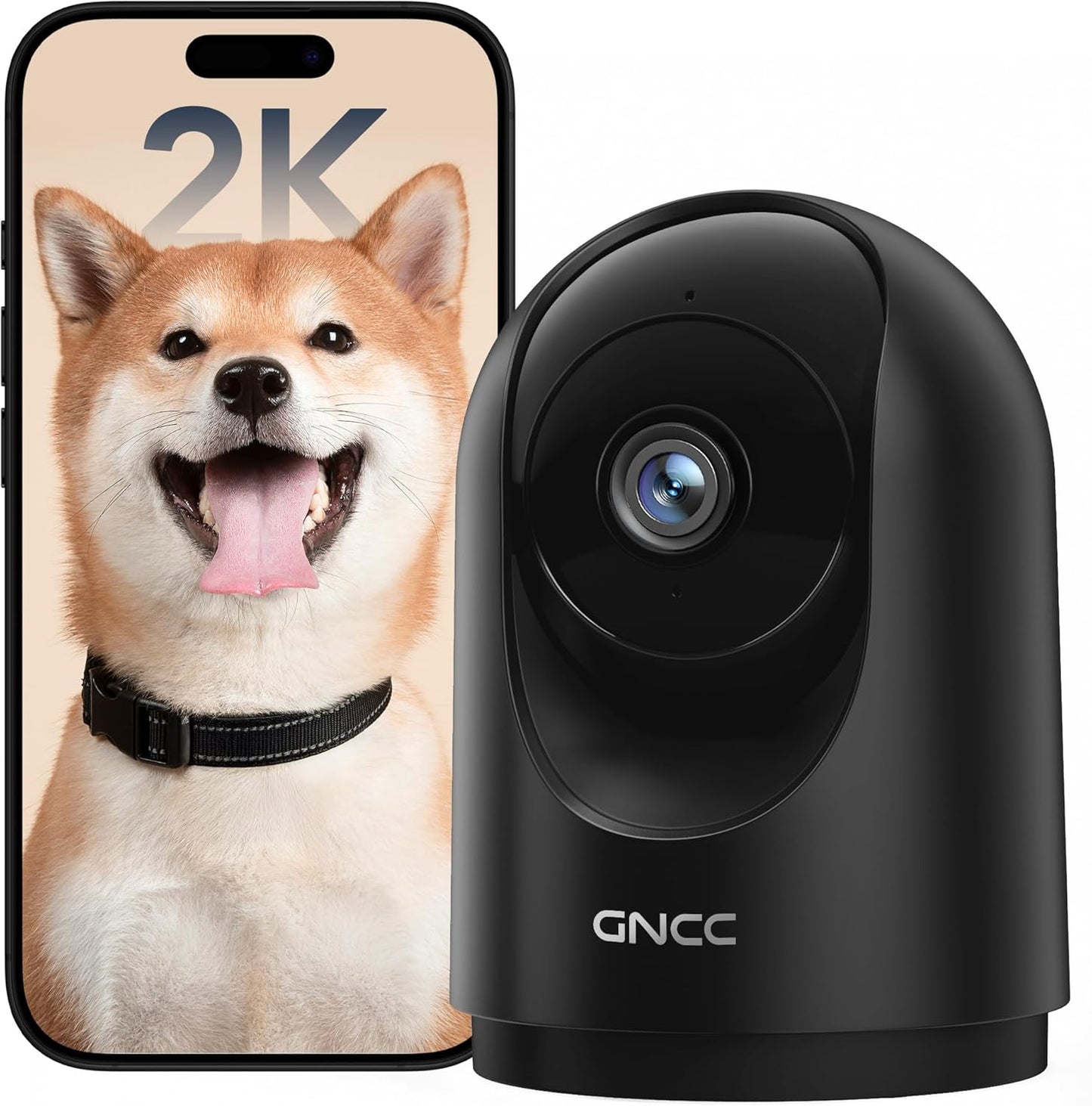 GNCC 2K Cámara Vigilancia WiFi Visión Nocturna (USADO)