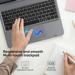 Funda de teclado desmontable para iPad Pro 12.9", DOQO.(USADO).
