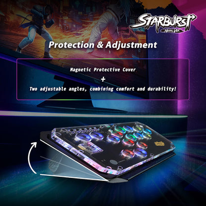 Mando arcade Brook Fighter Starburst Metal, para PS5, PS4, Xbox