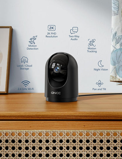 GNCC 2K Cámara Vigilancia WiFi Visión Nocturna (USADO)