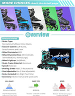 Patines En Línea Ajustables Niños Con Luces LED 2PM Sports