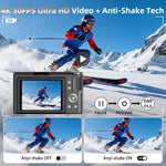 Cámara Digital 4K 48MP Autofocus Vlogging Zoom 16X