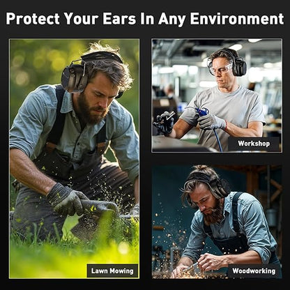 Auriculares BJKing con Bluetooth 5.4 y protección auditiva, recargables.