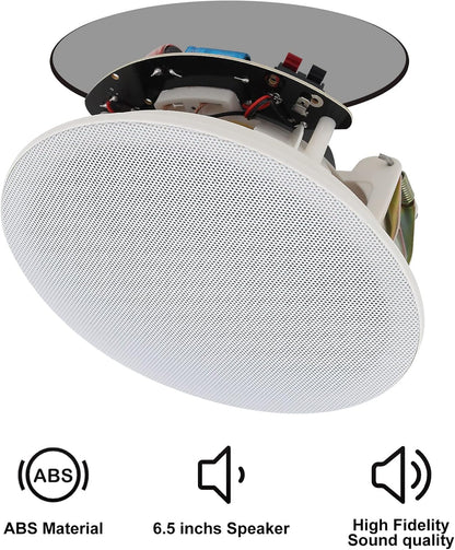 Altavoces empotrables para techo o pared, Herdio HSC-628, de 6.5".