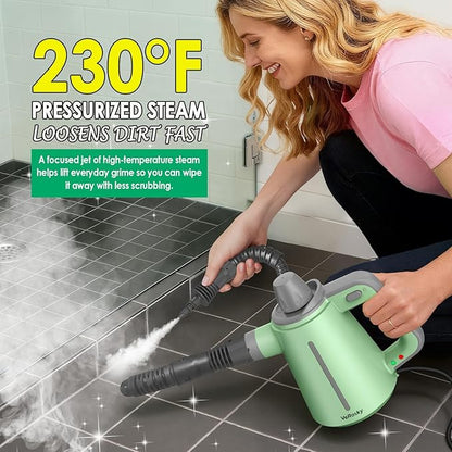 Limpiador de vapor para baño y cocina, de alta temperatura sin productos químicos