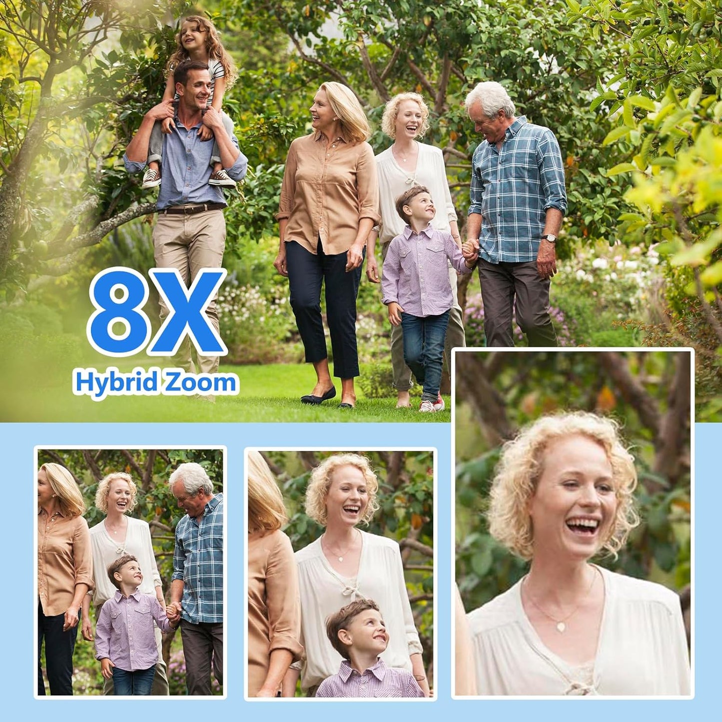 BEENOCAM - Cámaras de seguridad inalámbricas con zoom.