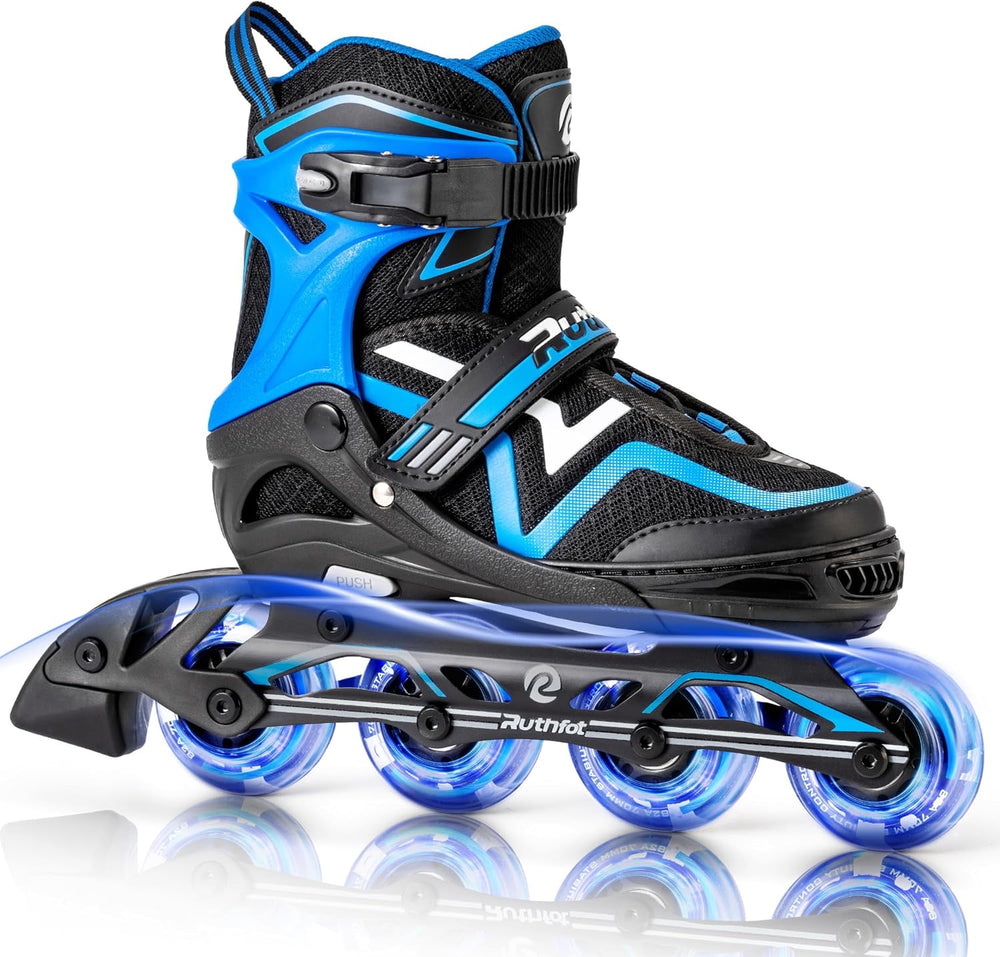 Patines En Línea Ajustables Con Luces LED TALLA XL 26CM