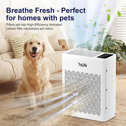 Purificador Aire Tolife Hepa Lavable Para Mascotas USADO